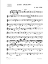 Panis Angelicus. Ténor et Quintette A Cordes - SAINT-SAËNS - Partition